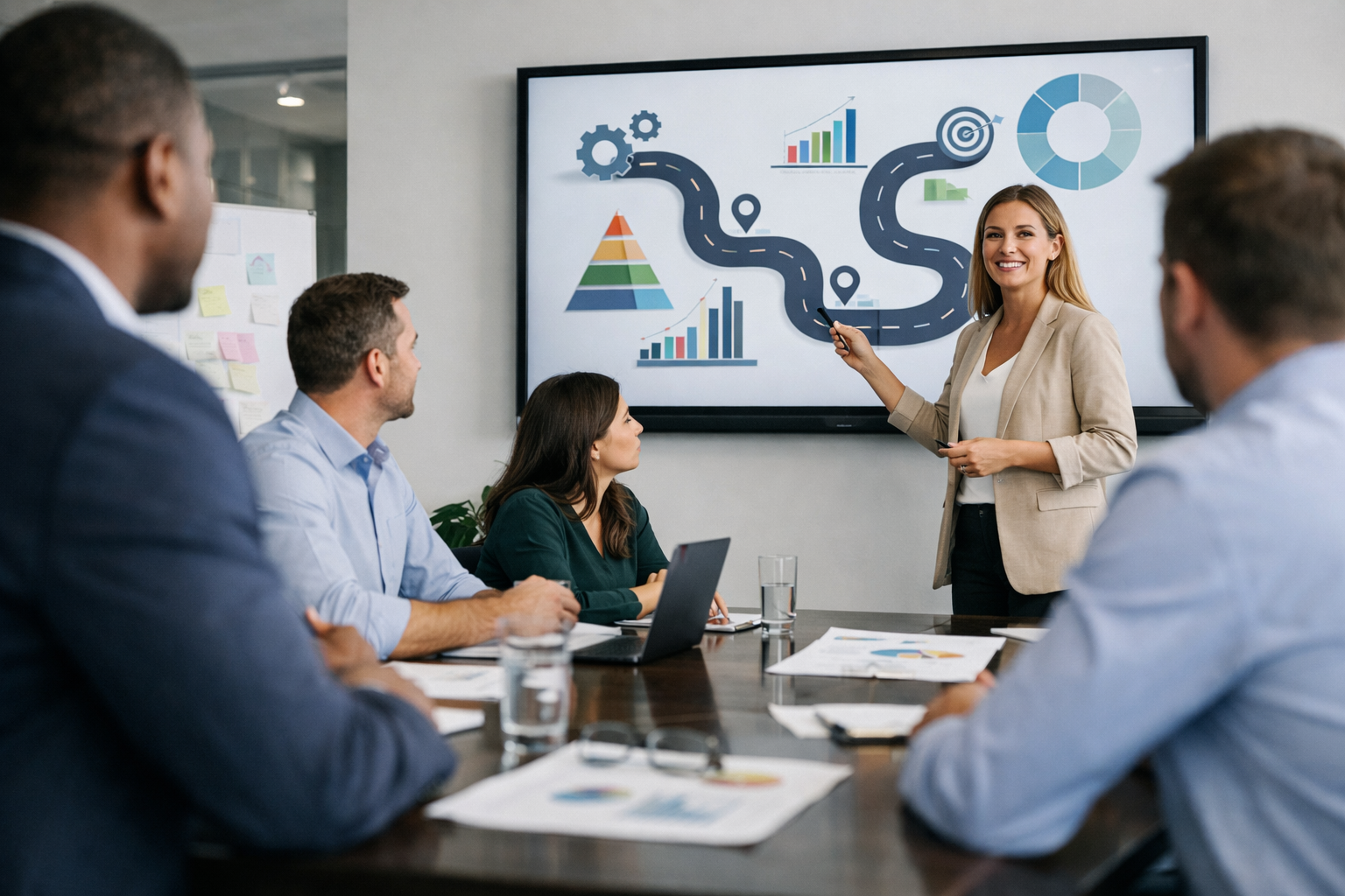 Professional working on digital transformation